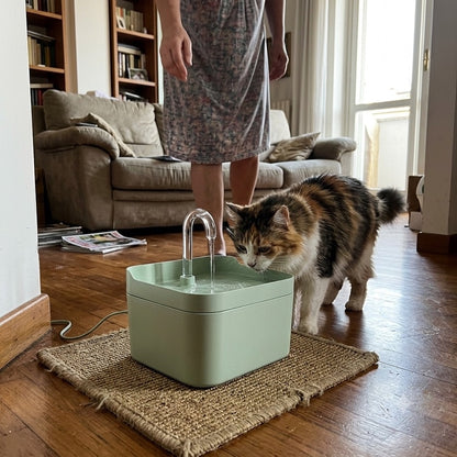 FonteViva™ - Il modo naturale per far bere di più il tuo gatto.🐾