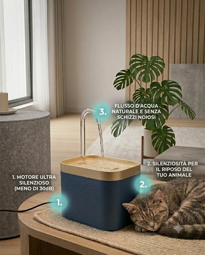 FonteViva™ - Il modo naturale per far bere di più il tuo gatto.🐾